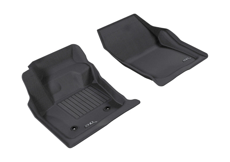 3D MAXpider 2013-2016 Ford/Lincoln Fusion/MKZ Kagu 1st Row Floormat - Black L1FR06011509 L1FR06011509 Photo - Primary