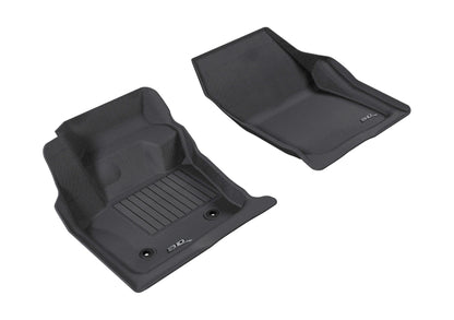 3D MAXpider 2013-2016 Ford/Lincoln Fusion/MKZ Kagu 1st Row Floormat - Black L1FR06011509 L1FR06011509 Photo - Primary