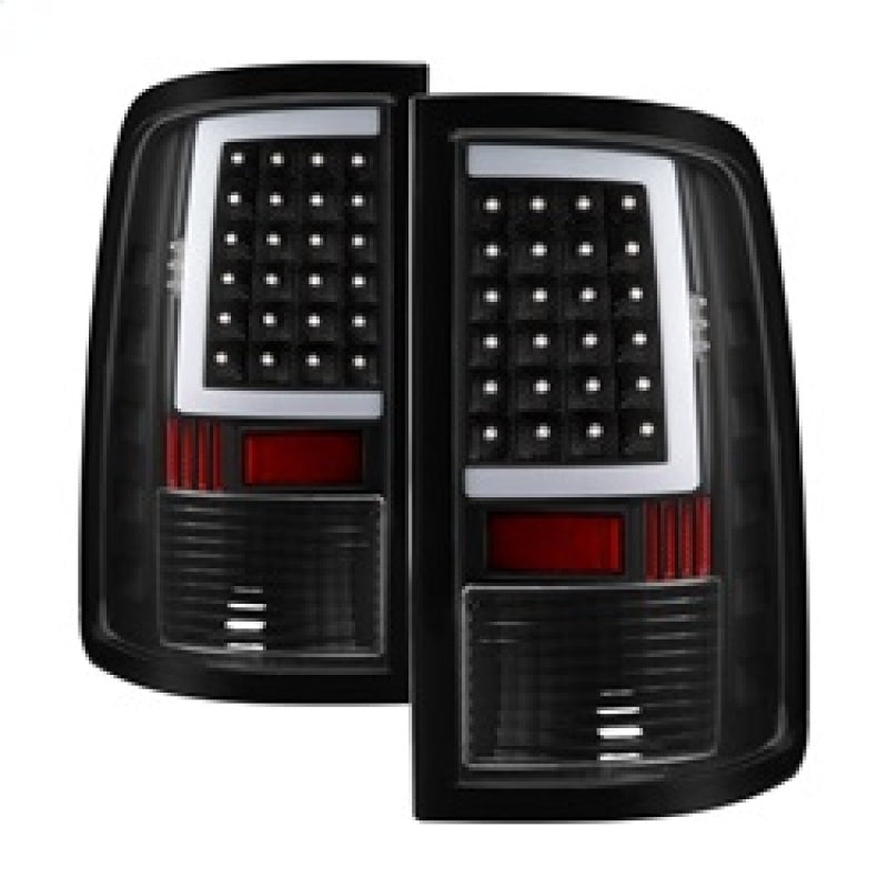 SPYDER xTune 13-18 Dodge Ram 1500 LED Tail Lights - Black (ALT-ON-DRAM13V2-LBLED-BK) 9041013 9041013 Photo - Primary