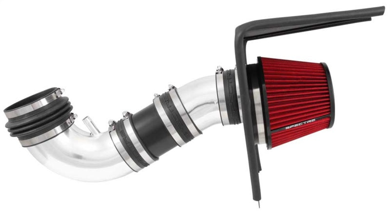 Spectre 08-09 Pontiac G8 V8-6.0/6.2L F/I Air Intake Kit - Polished w/Red Filter 9017 9017 Photo - Unmounted