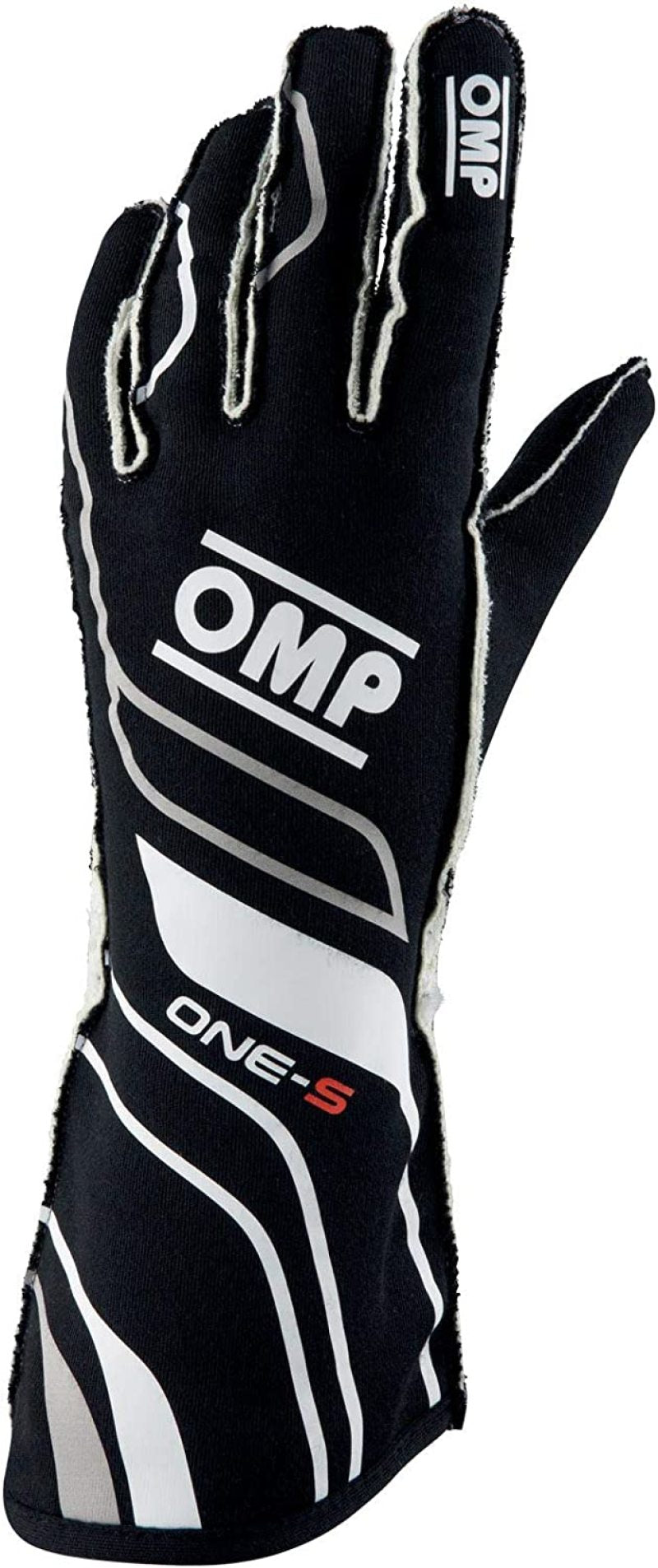 OMP One-S Gloves Black - Size S Fia 8556-2018 IB0-0770-A01-071-S IB0-0770-A01-071-S Photo - Primary