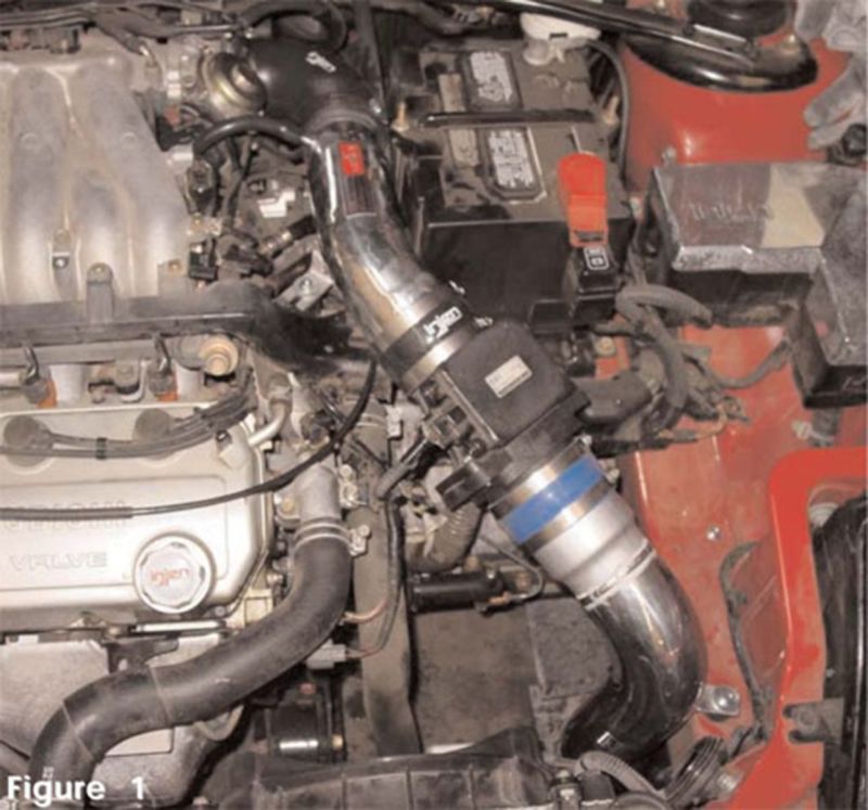 Injen Black Intake 00-05 Eclipse / 00-03 Sebring / 00-04 Stratus R/T 3.0L V6 SP1869BLK Photo - Mounted