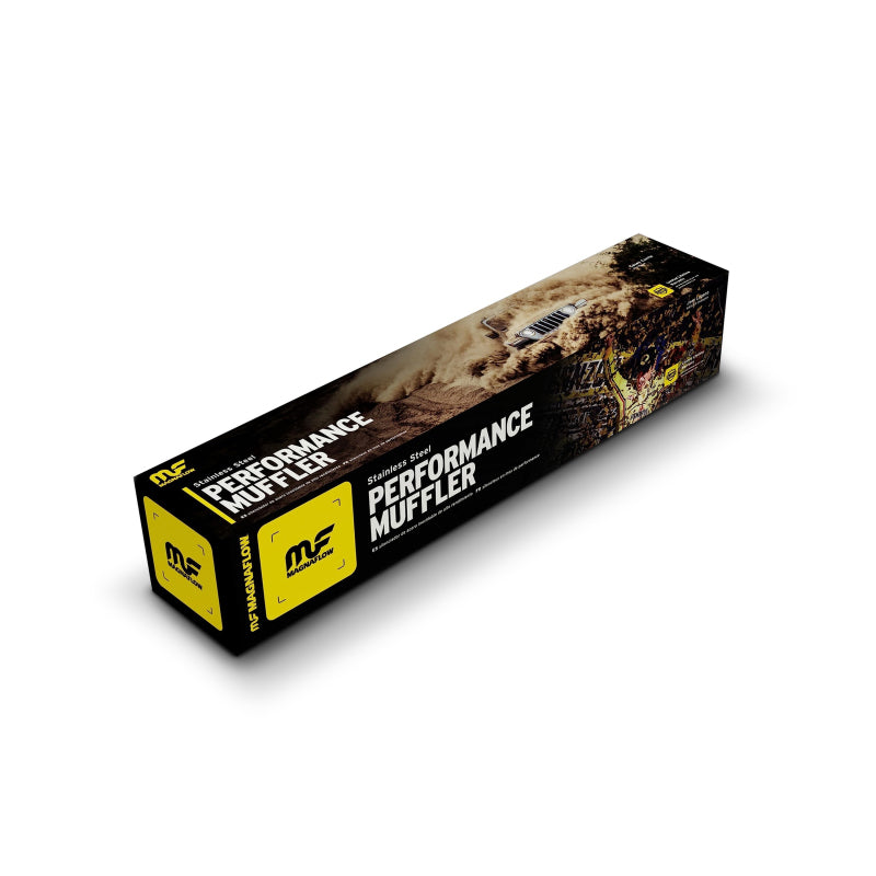 MagnaFlow 7" Round Center/Dual Straight Through Performance Muffler 12763 Photo - in package