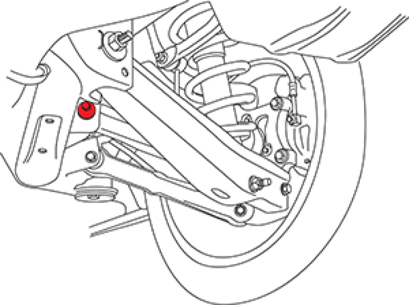 SPC Performance Chevrolet Camaro Rear Toe Cam 87440 87440 Line Art