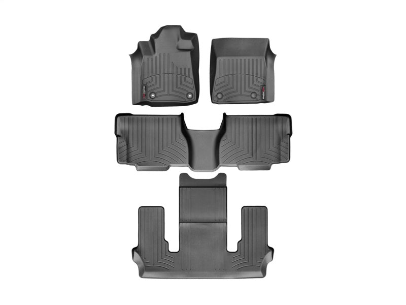 WeatherTech WT FloorLiner - Rear - Blk Floor Mats Floor Mats - Rubber main image