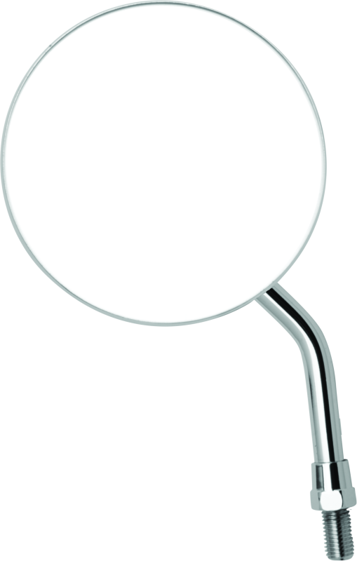 BikeMaster 4in Adjustable Round Mirror 10mm - Each - Chrome 600800 600800 User 1