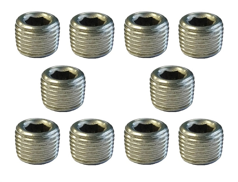 Torque Solution Stainless Steel 1/8 in NPT Plug: Universal 10 Pack TS-NPT-18.10 TS-NPT-18.10 Photo - Primary