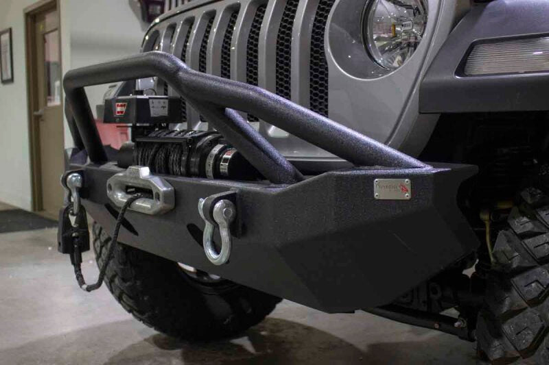 Fishbone Offroad 2018+ Jeep Wrangler JL Mid-Width Winch Front Bumper FB22088 FB22088 Photo - lifestyle view