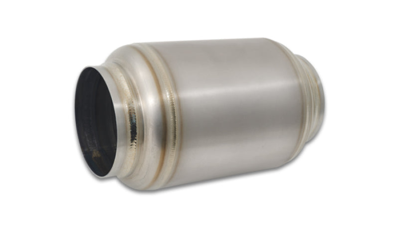 Vibrant Titanium Muffler w/Natural Tip 4in. Inlet / 4in. Outlet / 5.875in Dia 17640 17640 Photo - Primary