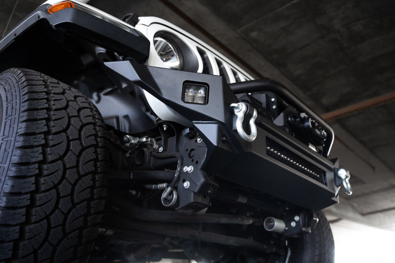DV8 Offroad 18-23 Jeep Wrangler JL / 20-23 Jeep Gladiator JT FS-7 Mid-Width Winch Front Bumper FBJL-07 FBJL-07 Photo - Unmounted