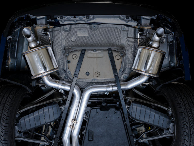 AWE Tuning AWE Audi 2019-2023 C8 A6/A7 3.0T Touring Edition Cat-back Exhaust- Turn Downs 3015-31003 3015-31003 Photo - Mounted