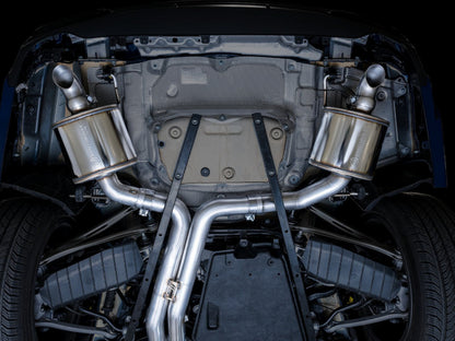 AWE Tuning AWE Audi 2019-2023 C8 A6/A7 3.0T Touring Edition Cat-back Exhaust- Turn Downs 3015-31003 3015-31003 Photo - Mounted