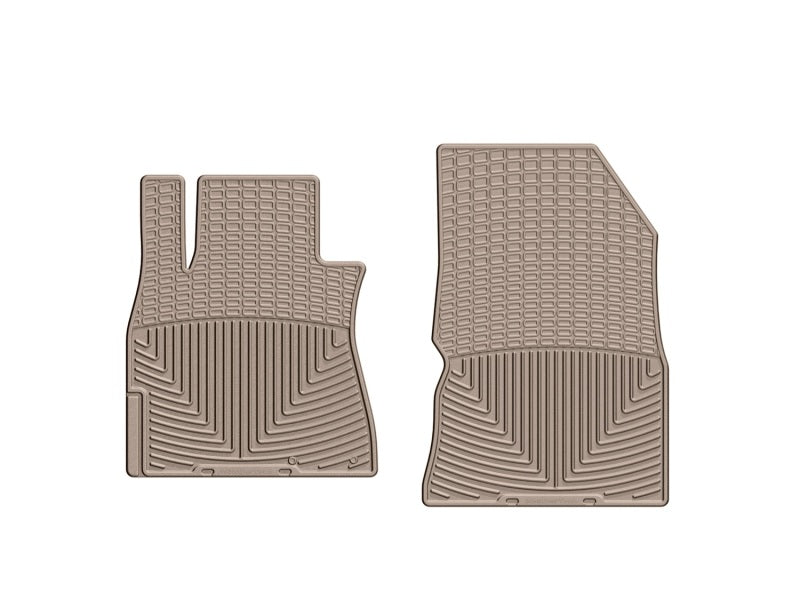 WeatherTech WT Rubber Mats - Front - Tan Floor Mats Floor Mats - Rubber main image