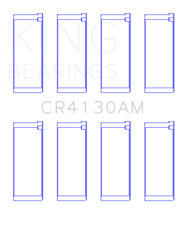 King Engine Bearings King Daihatsu HC, HD (Size STD) Rod Bearing Set CR4130AM CR4130AM Photo - Primary