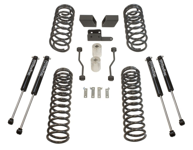 MaxTrac 18-19 Jeep Wrangler JL 3in/3in Coil Lift Kit w/MaxTrac Shocks K949832S K949832S Photo - Primary