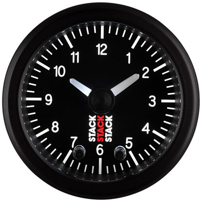 Autometer Stack Analog Clock Gauge - Black ST3317 ST3317 User 2
