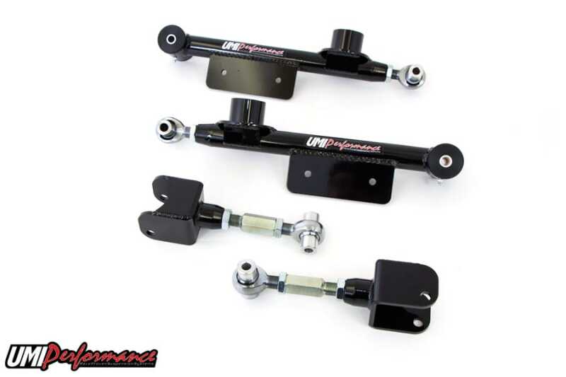 UMI Performance 99-04 Ford Mustang Upper & Lower Adjustable Control Arms 101417-B 101417-B Photo - Primary
