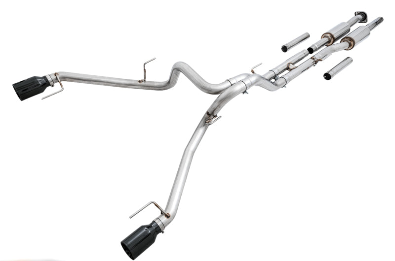 AWE Tuning 2017+ Ford Raptor 0 FG Performance Exhaust System - w/ Diamond Black Tips 3015-33106 3015-33106 Photo - Primary