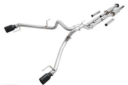 AWE Tuning 2017+ Ford Raptor 0 FG Performance Exhaust System - w/ Diamond Black Tips 3015-33106 3015-33106 Photo - Primary