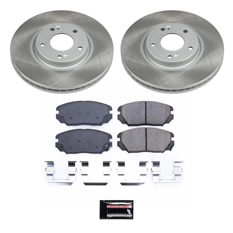 PowerStop Power Stop 07-09 Kia Amanti Front Semi-Coated Rotor Kit SC4646 SC4646 Photo - Primary