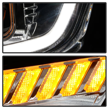 Spyder Chevy Camaro 16-18 Halogen Model Projector Headlights Chrome PRO-YD-CCAM16HALSI-SEQ-C 5087348 5087348 User 6