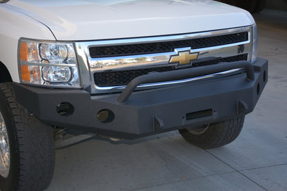 DV8 Offroad 07-13 Chevrolet Silverado 1500 Front Bumper - Black Powdercoat FBCS1-01 FBCS1-01 Photo - Mounted