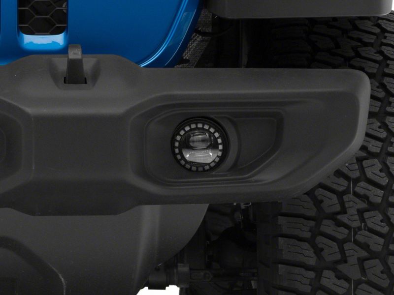 Raxiom 18-23 Jeep Wrangler JL Sport 20-23 Jeep Gladiator JT Sport Axial Nighthawk LED Fog Lights J141598 J141598 Photo - Close Up