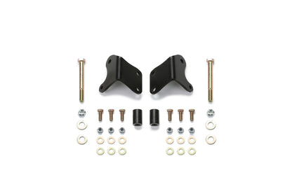 Fabtech 07-18 Jeep JK 4WD Front Lower Shock Mount Relocation Brackets FTS24141 FTS24141 Photo - Primary