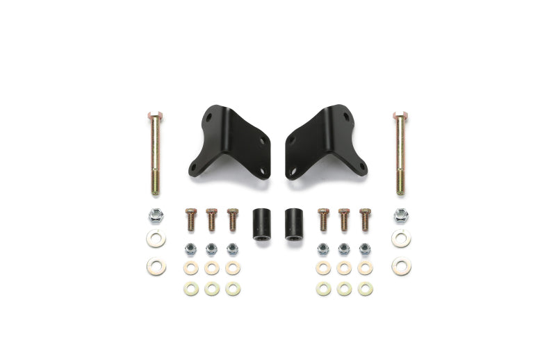 Fabtech 07-18 Jeep JK 4WD Front Lower Shock Mount Relocation Brackets FTS24141 FTS24141 Photo - Primary