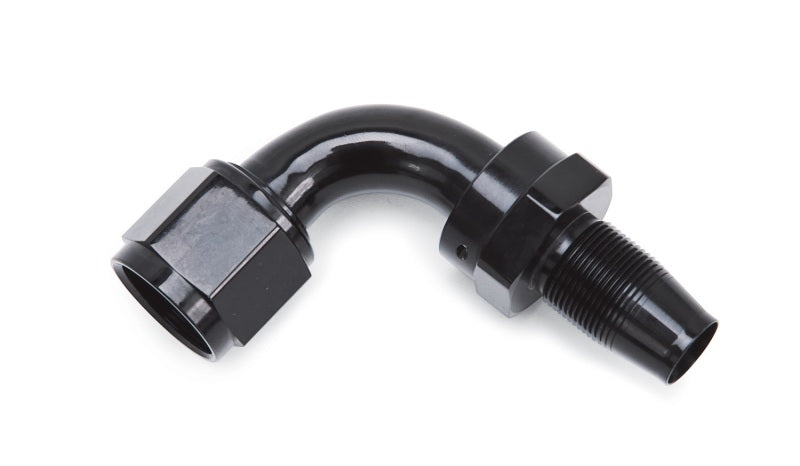 Russell -10 An Hose End Without Socket 90 Degree  Polished & Black Anodized 615183 Photo - Primary