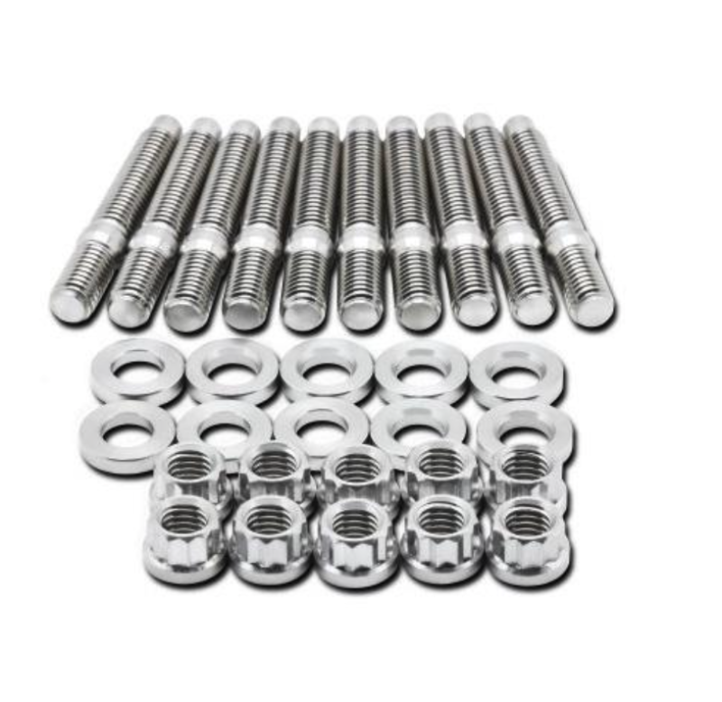 BLOX Racing SUS303 Stainless Steel Manifold Stud Kit M8 x 1.25mm 65mm in Length - 10-piece BXFL-00309-10 BXFL-00309-10 User 1