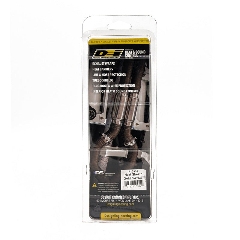 DEI Heat Sheath GOLD 3/4in x 36in 10914 10914 Photo - in package