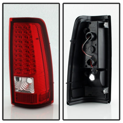 SPYDER Xtune Chevy Silverado 1500/2500/3500 99-02 LED Tail Lights Red Clear ALT-ON-CS99-LED-RC 5008831 5008831 Photo - Unmounted