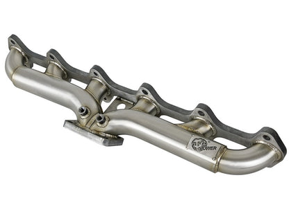 aFe Twisted Steel Header Turbo Manifold (T3) Dodge Diesel Trucks 98.5-02 L 48-32020 Photo - Primary