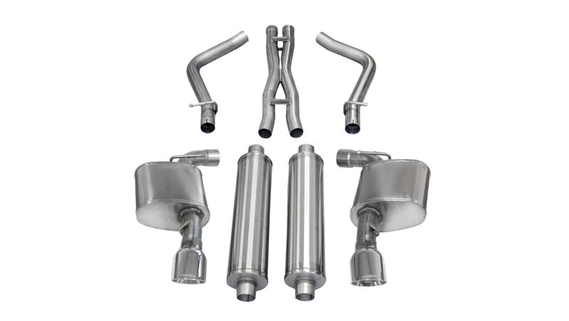 Corsa Performance 12-13 Dodge Charger SRT-8 6.4L V8 Polished Sport Cat-Back Exhaust 14463 Photo - Primary