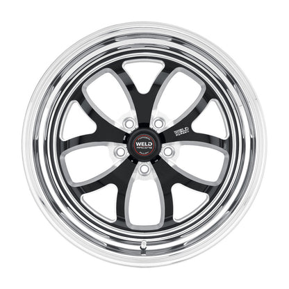 Weld Racing 15x6" Black S76 Medium Pad 5x4.75" Bolt Pattern, 3.5" Backspace 76MB-506B35A User 1