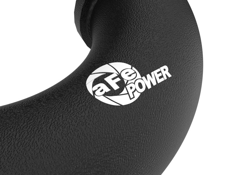 aFe 17-22 BMW 540i (G30/G31/G38) B58 L6 3.0L (t) BladeRunner 3in Aluminum Hot Charge Pipe - Black 46-20548-B 46-20548-B Photo - Close Up