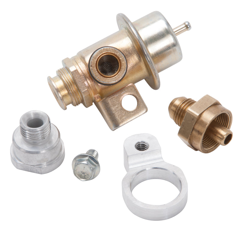 Edelbrock Fuel Pressure Regulator Kit Rail Mounted -6 An 43-47 Psi 17400 Photo - Primary