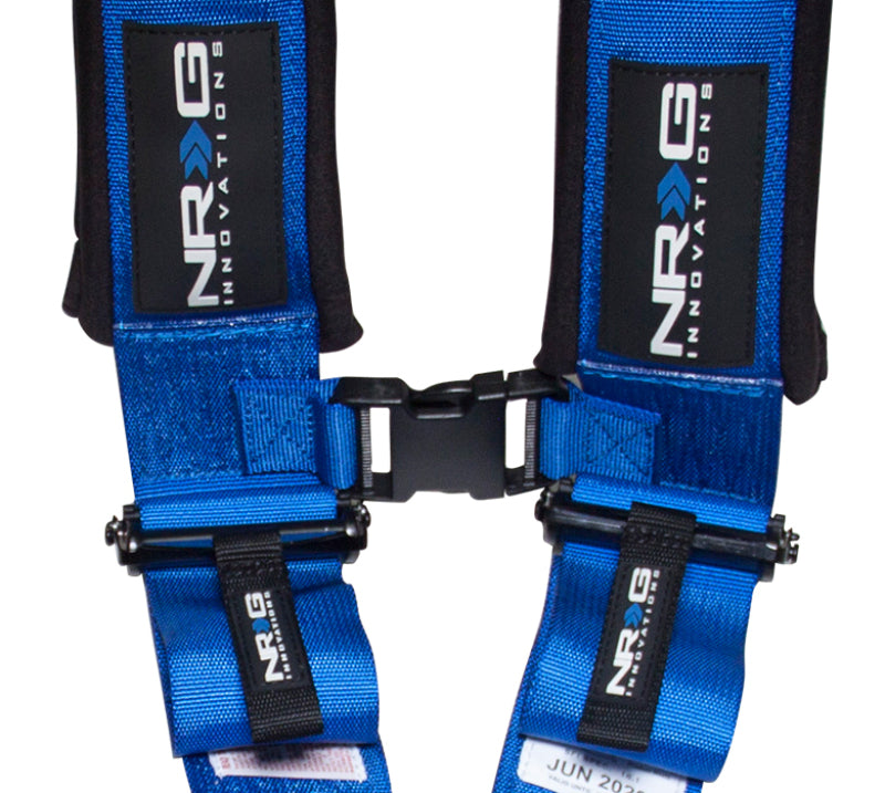 NRG Belt Harness SFI 16.1 5PT 3in. Seat / Latch Link - Blue SBH-5PCBL Photo - Primary
