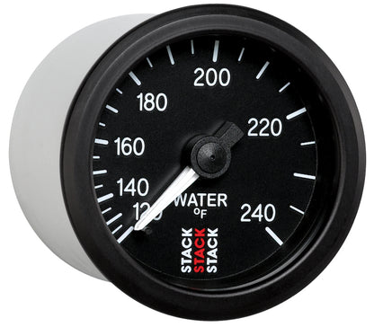 Autometer Stack 52mm 120-240 Deg F 1/2in Npt (M) Mechanical Water Temp Gauge - Black ST3108 ST3108 User 5