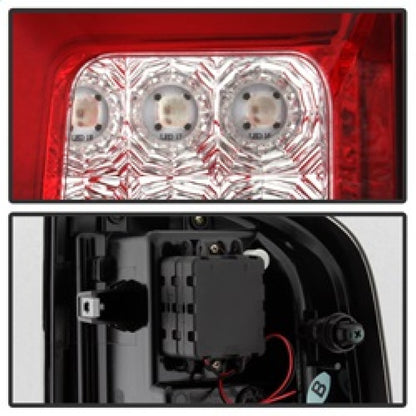 Spyder Chevy Colorado 2015-2017 Light Bar LED Tail Lights - Red Clear ALT-YD-CCO15-LED-RC 5085269 5085269 Photo - Unmounted