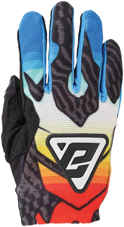 Answer 24 Aerlite Drip Gloves Black/White/Rainbow Youth - XS 442831 442831 User 1