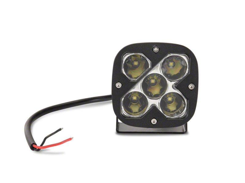 Raxiom 3-In Square High-Powered LED Light Universal (Some Adaptation May Be Required) J130033