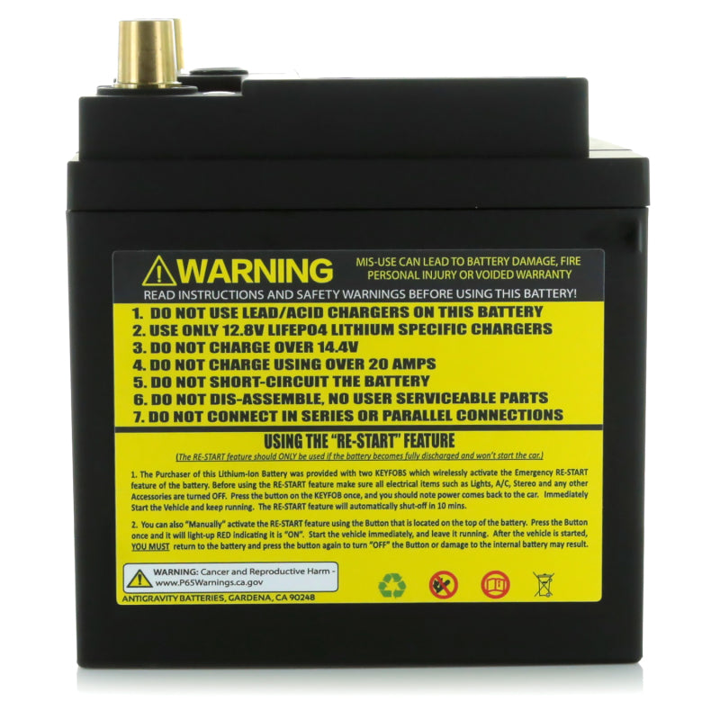 Antigravity Batteries Antigravity H6/Group 48 Lithium Car Battery w/Re-Start AG-H6-40-RS AG-H6-40-RS Photo - Primary