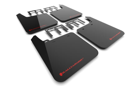 Rally Armor 19-24 GMC Sierra 1500 AT4 Black UR Mud Flap w/ Red Logo MF100-UR-BLK-RD MF100-UR-BLK-RD Photo - Primary