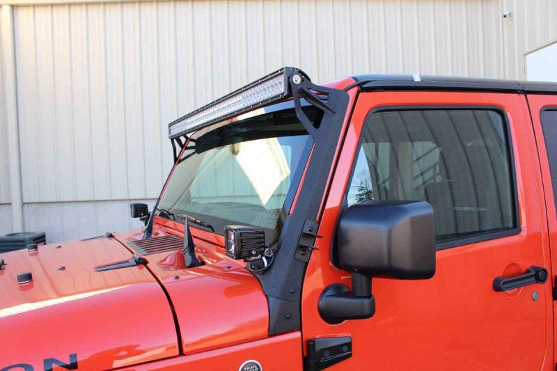 Fishbone Offroad 07-18 Jeep Wrangler JK 52In Light Bar Bracket FB21014 FB21014 Photo - lifestyle view