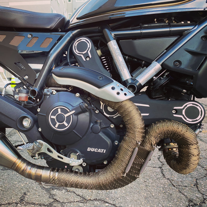 DEI Exhaust Wrap 2in x 15ft - Titanium 10129 10129 Photo - lifestyle view