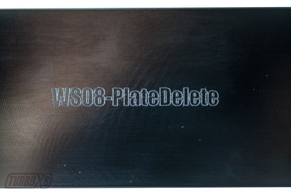 Turbo XS 08-14 Subaru WRX/STi Billet Aluminum License Plate Delete Black Machined STi Logo WS08-LPD-BLK-STI WS08-LPD-BLK-STI User 1