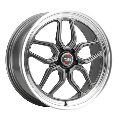 Weld S108 20X12 Laguna 5X120 ET52 BS8.50 Gloss Gun Diamond Lip 72.56 S10802021P52 S10802021P52 Photo - Primary