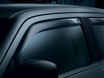 WeatherTech 2014+ Chevrolet Impala Front Side Window Deflectors - Dark Smoke 80734 80734 Photo - Mounted